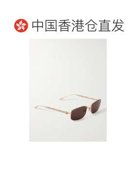 香港直邮Gucci 古驰 女士 竹节矩形框镀金太阳眼镜 GG2155S