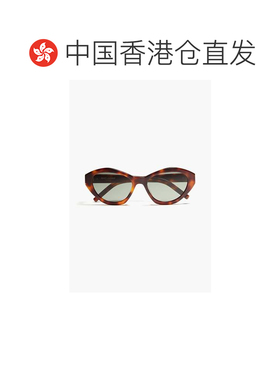 香港直邮Saint Laurent 圣罗兰 女士 猫眼龟甲色醋纤太阳眼镜 SLM