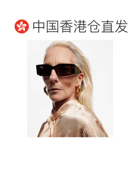 1h可退 香港直邮Balenciaga 巴黎世家 女士 徽标矩形太阳眼镜