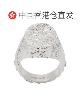 香港直邮Mm6 Maison Margiela 马丁 马吉拉 MM6 男士 纹理图章戒