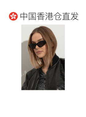 1h可退 香港直邮BALENCIAGA 女士太阳镜 812858T00391000 CO 黑色
