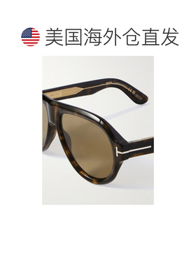 香港直邮Tom Ford 汤姆 福特 男士 符号飞行员龟甲色醋纤太阳眼镜