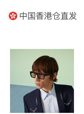自营Gucci 矩形框太阳镜 755274J0741古驰