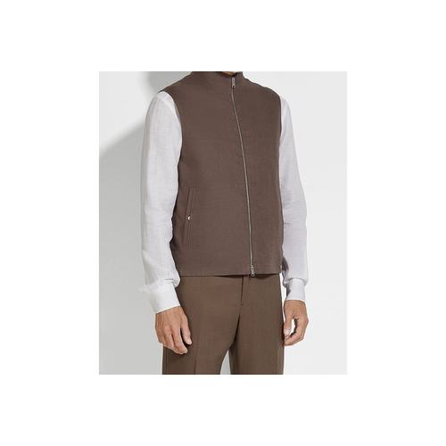 香港直邮Zegna OASI LINO 亚麻马甲 UFT58A9F137 - 图0