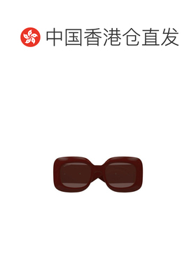 1h可退 香港直邮Gucci 古驰 女士 几何框太阳镜 GG1695S red红色