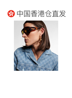 1h可退 香港直邮Gucci 古驰 女士 Signoria 防护罩太阳眼镜