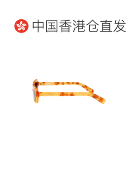 香港直邮Jacquemus 女士 T-SHELL/ GOLD/ 米色棕色醋纤太阳眼镜 J