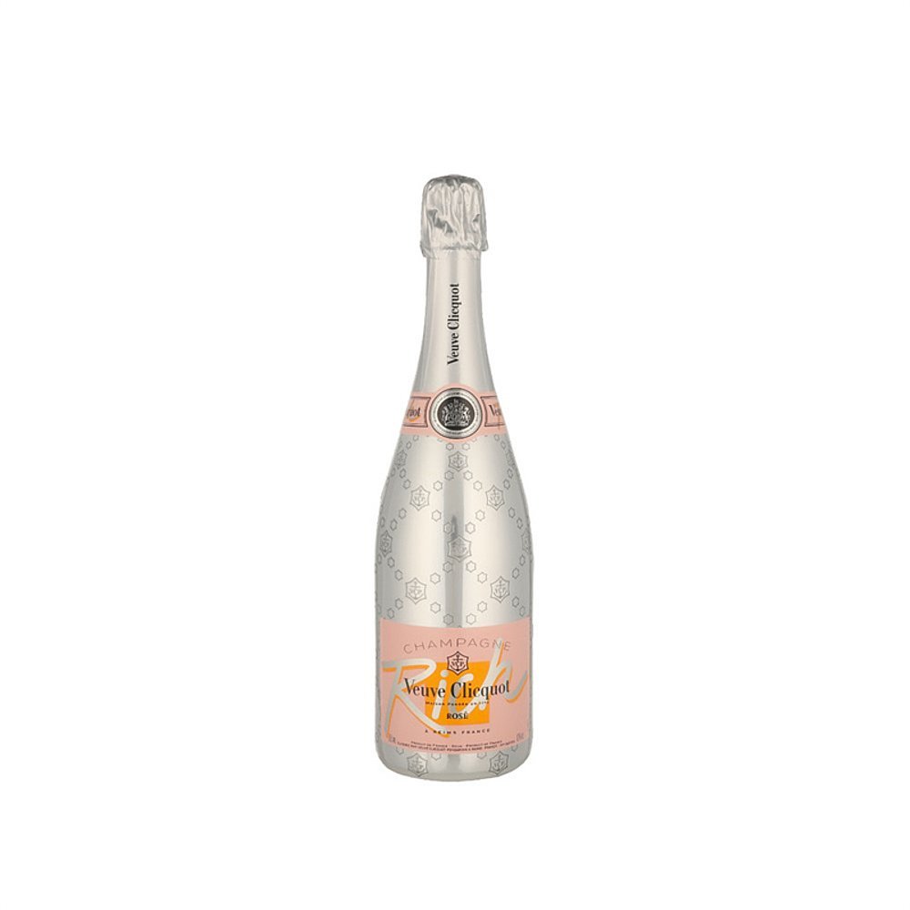 欧洲直邮Veuve Clicquot凯歌红玫瑰甜型香槟12%皇牌银甜型750ml - 图0