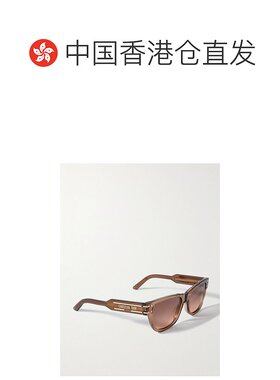 1h可退 香港直邮DIOR 迪奥 女士 S6U 标志方形框醋纤太阳眼镜 CD4