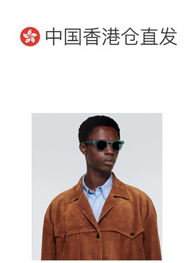 香港直邮Celine 思琳 男士 3 圆点圆形太阳眼镜 green绿色 舒适时