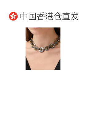 Versace 硬币吊坠项链 10261081A00620