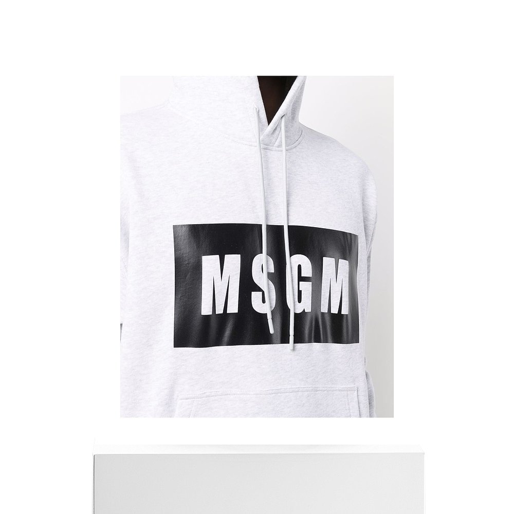 香港直邮MSGM logo印花连帽卫衣 2000MM525200004 - 图3