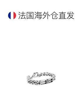 欧洲直邮BALENCIAGA（2025 年新品）Bb Icon 老银马衔链手链