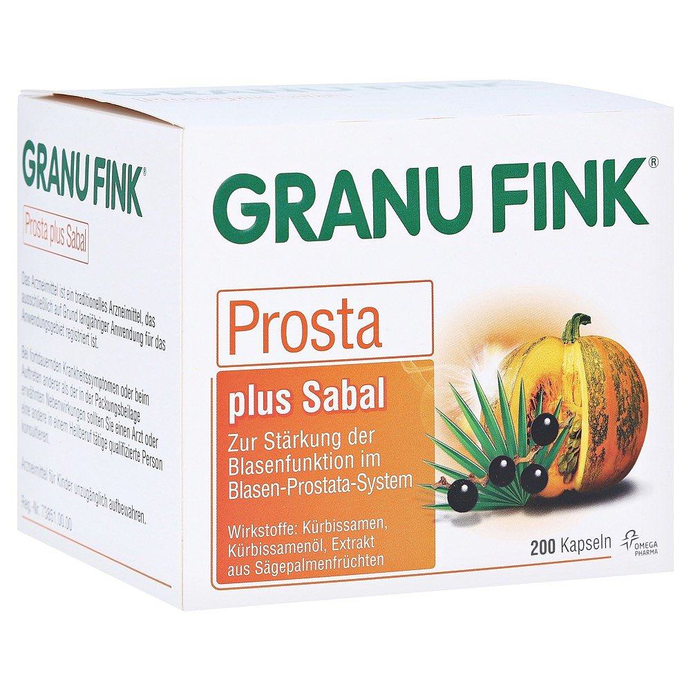 欧洲直邮药房granu fink男性胶囊 天猫国际探物欧洲泌尿生殖