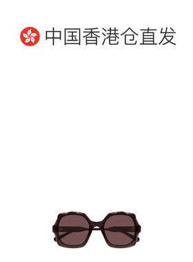 1h可退 香港直邮Chloe 蔻依 女士 几何框太阳镜 CH0226S red红色