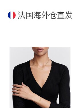 自营1h可退 欧洲直邮Dior 迪奥 女士黄色黄金手镯