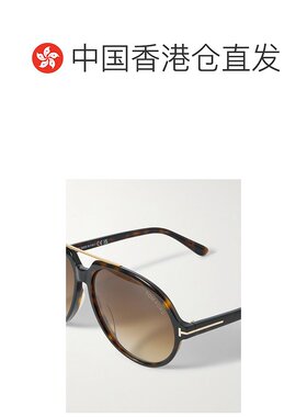 1h可退 香港直邮Tom Ford 汤姆 福特 男士 Aalto 飞行员龟甲色醋