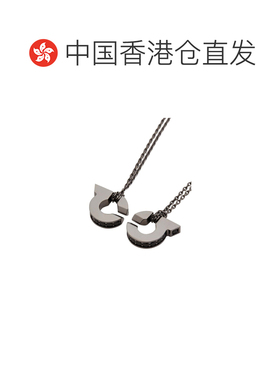 1h可退 香港直邮Salvatore Ferragamo 双 Gancini 链项链 760771