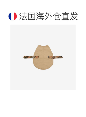 欧洲直邮自营Burberry博柏利 宠物犬蜂蜜色/沙米色棉格纹风衣