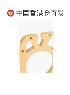 香港直邮valentino 华伦天奴 女士 VLOGO 标志镀金戒指 W0J0S98ME