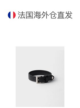 欧洲直邮PRADA (2025新品) Saffiano 皮革手链精致普拉达手镯配饰