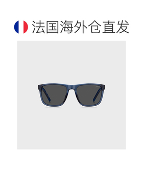 自营欧洲直邮HUGO BOSS雨果 男士透明蓝色太阳镜