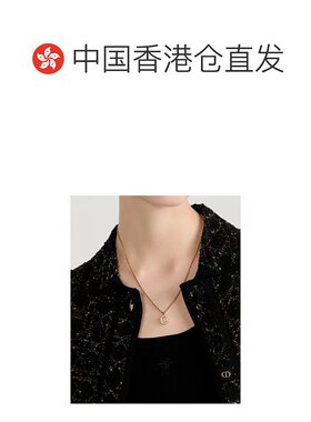 香港直邮Dior 小巧 CD 圆形珍珠吊坠项链 N3559WO【付后1h可退】