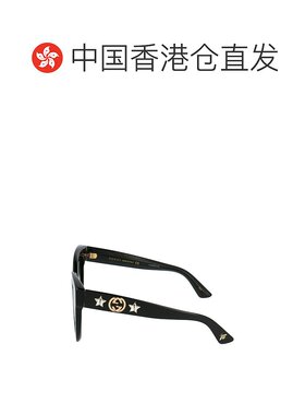 1h可退 香港直邮Gucci 古驰 女士 渐变logo太阳镜 GG0208S