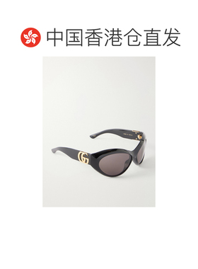 香港直邮Gucci 古驰 女士 G-detailed recycled-acetate 双猫眼太