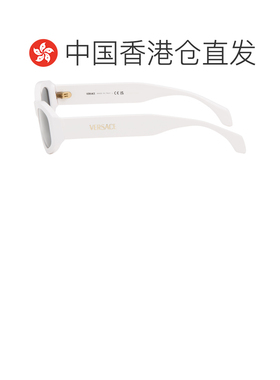 1h可退 香港直邮versace 范思哲 女士 白色 Signature 太阳镜 0VE