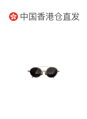 Thom Browne 哑光圆形太阳镜 TB-108-B-T-black