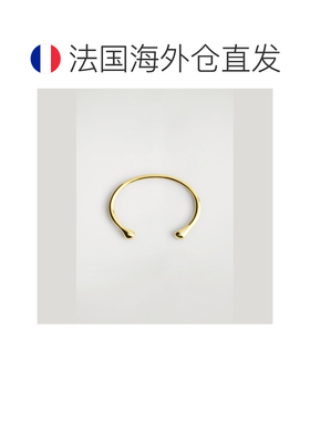 自营欧洲直邮COS 女士金色黄铜手镯配饰