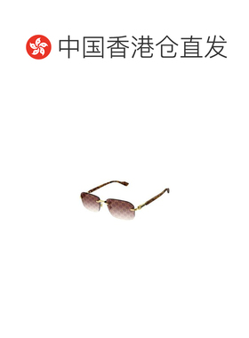 自营Gucci 无框太阳镜 GG1221S古驰正品时尚百搭显脸小高级感