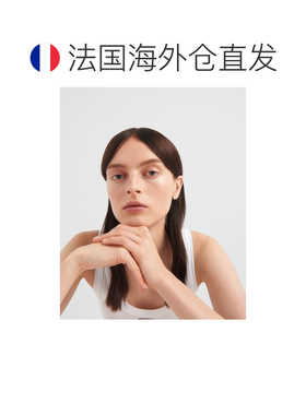 自营欧洲直邮Prada普拉达 Eternal Gold系列金色/白色黄金三角标