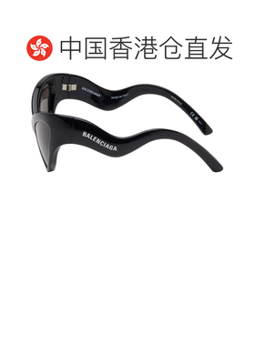 香港直邮Balenciaga 巴黎世家 女士 黑色 Hamptons Cat 太阳镜 BB