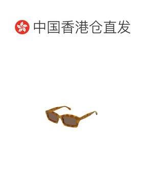 香港直邮ALAIA 女士眼镜 AA0089S004 SS2026 棕色 矩形太阳镜