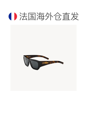 自营欧洲直邮YSL圣罗兰 SL 740女士黑色/中哈瓦那色/黑色醋酸纤维