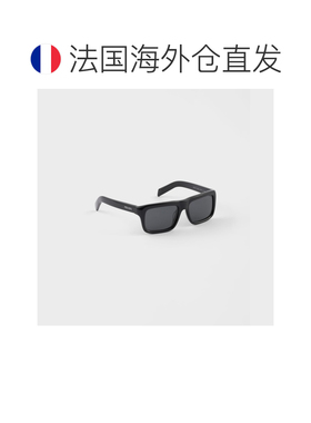 自营欧洲直邮PRADA普拉达 Shadowplay男士深灰色镜片醋酸纤维太阳