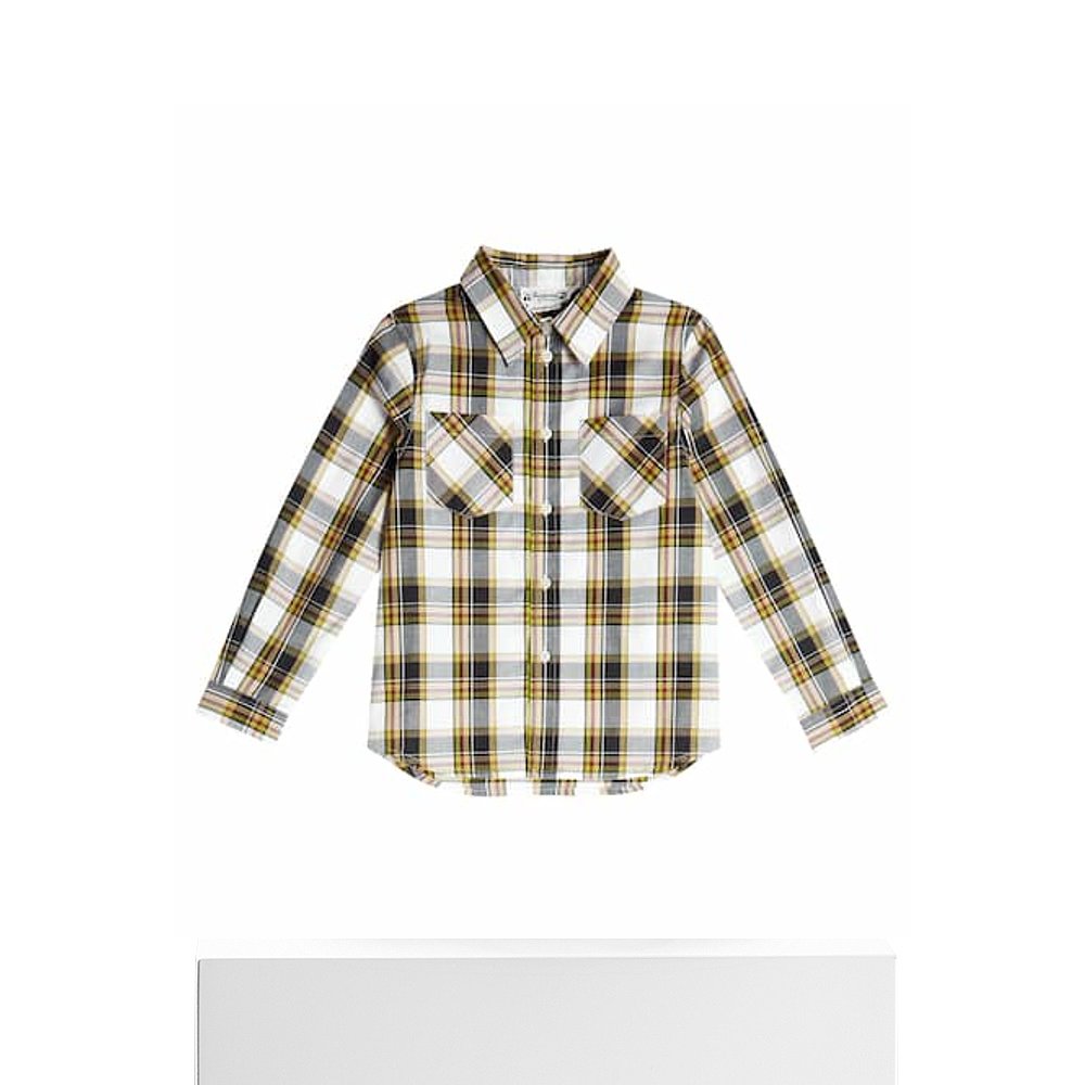 1h可退 香港直邮Bonpoint 女童 Altman 格纹棉府绸衬衫童装 - 图3