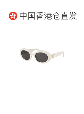 1h可退 香港直邮CELINE 女士眼镜 CL40194U25A SS2026 白色 logo