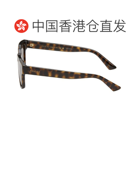 1h可退 香港直邮Gucci 古驰 男士 棕色 Minimal 太阳镜 GG1716S