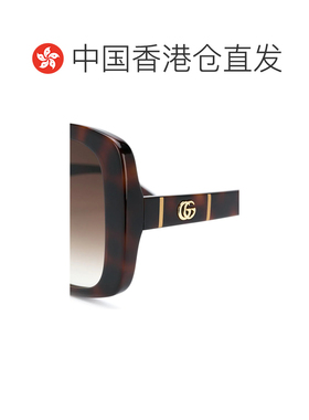 自营Gucci Double G 方框太阳眼镜 GG0762S古驰配饰