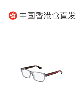 香港直邮GUCCI 男士太阳镜 GG0006OAN004 AW2026 灰色 徽标平光镜