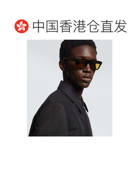 1h可退 香港直邮Prada 普拉达 男士 徽标方框太阳眼镜 black黑色