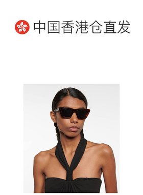 1h可退 香港直邮Celine 思琳 女士 猫眼太阳眼镜 black黑色 舒适