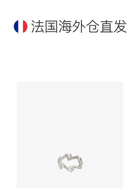 1h可退 欧洲直邮FENDI（2025新品）芬迪五环-银色金属戒指配饰