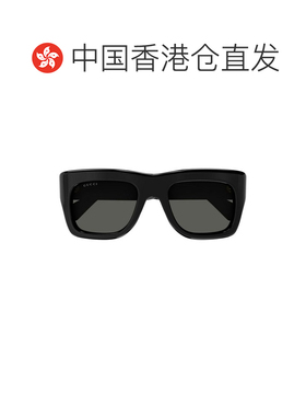 香港直邮GUCCI 男士太阳镜 GG1811S001 CO 黑色 矩形太阳镜