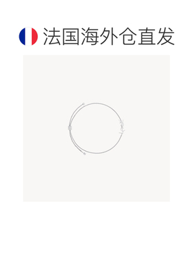 自营欧洲直邮YSL圣罗兰 CASSANDRE系列女士灰金/钻石色再生金logo