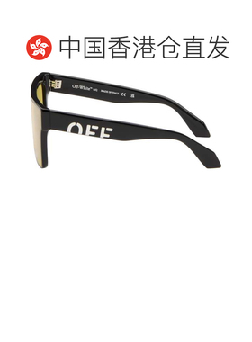 1h可退 香港直邮off-white 男士 黑色 Columbus 太阳镜 OW1001101