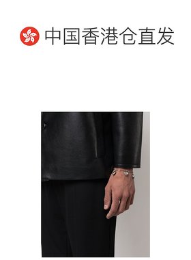1h可退 香港直邮Saint Laurent  男士 心形吊饰金属手链可调节